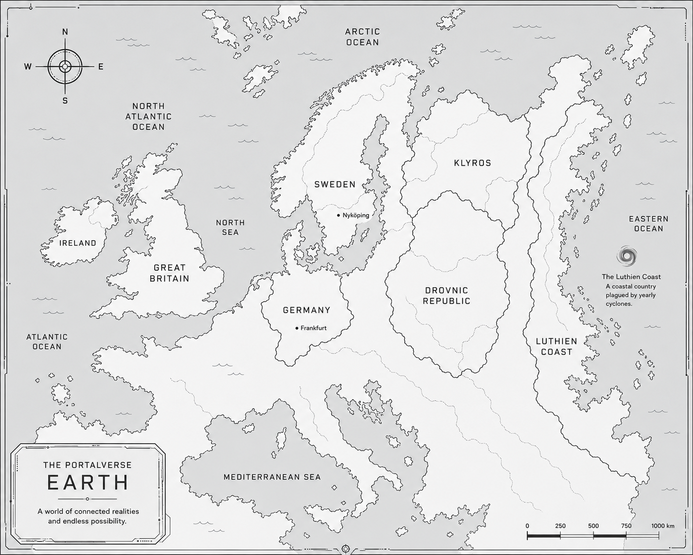 Portalverse Earth map – Kai's Shell
